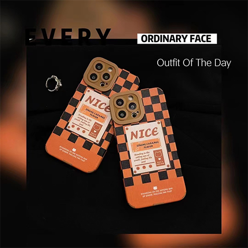 Etikettmönster telefonfodral